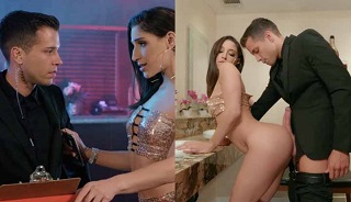漂亮女孩为了VIP通行证,献身诱惑保安小哥!