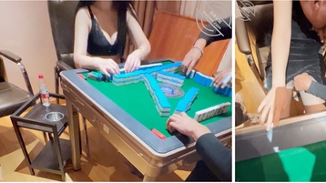 带娇妻群P聚会,吃饭K歌打脱衣麻将,最后被轮流口爆颜射