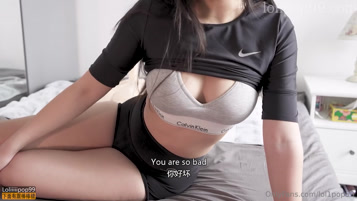健身女孩的手淫指导